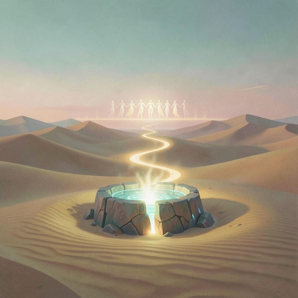 águas no deserto