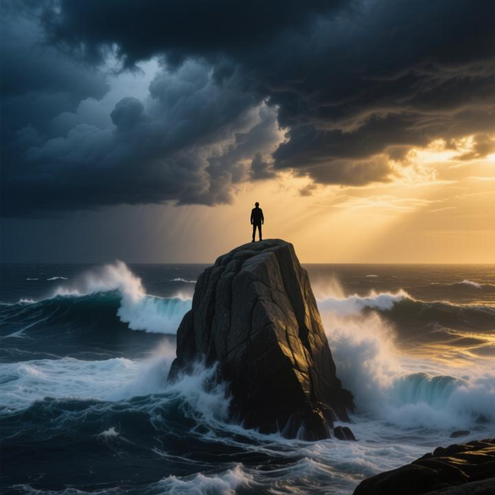 se estiver na tempestade