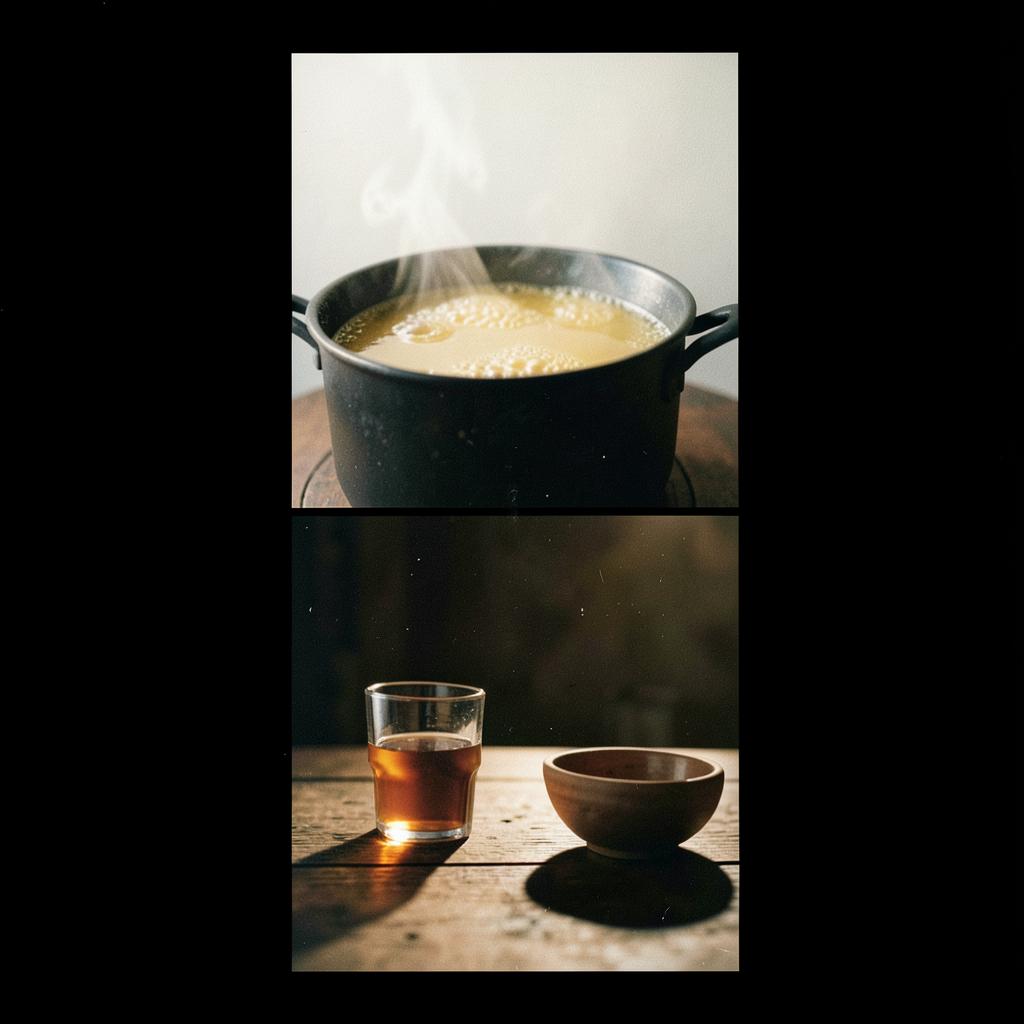 caldo xe mocoto e cachaça