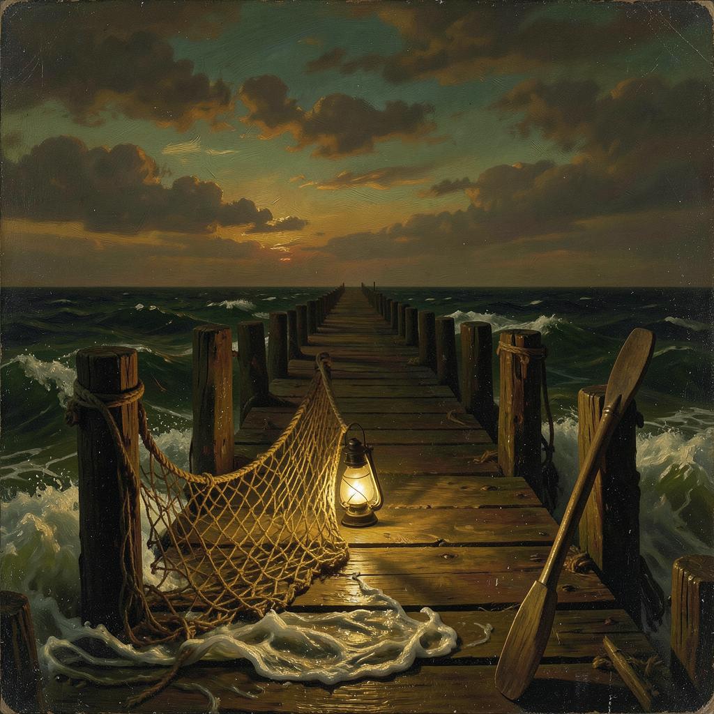 pescador de camarão