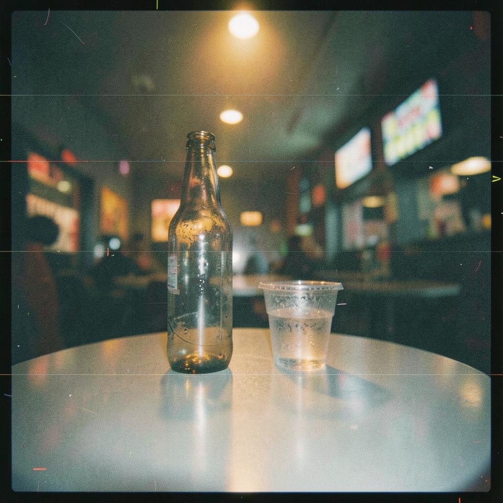 desce cerveja na mesa