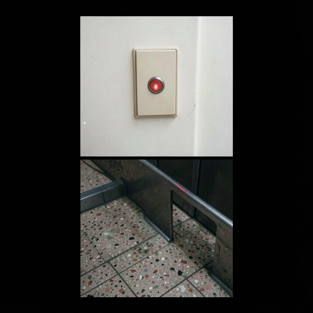 peidou no elevador