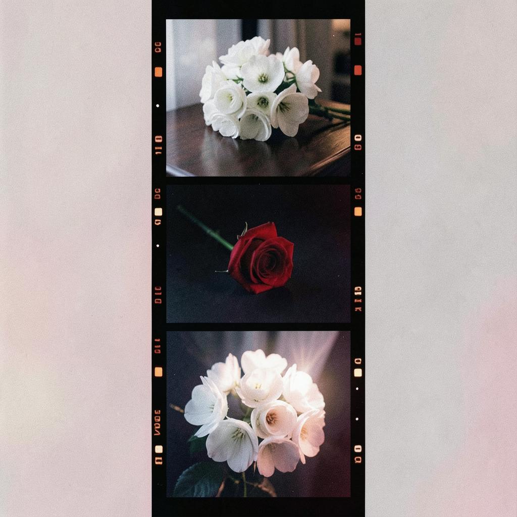Flores em mãos