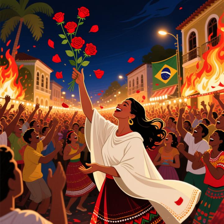 uma chuva de rosas, santa tere