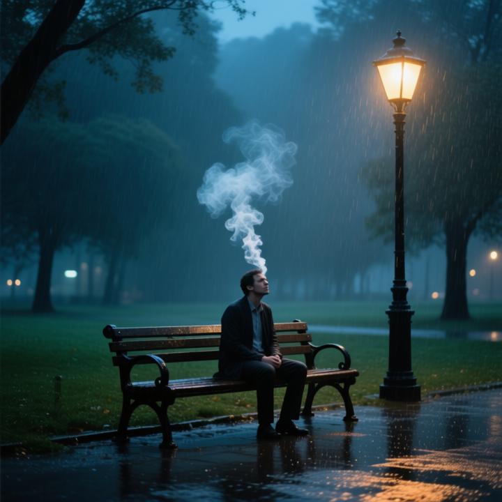 chuva caindo e eu lembrando de