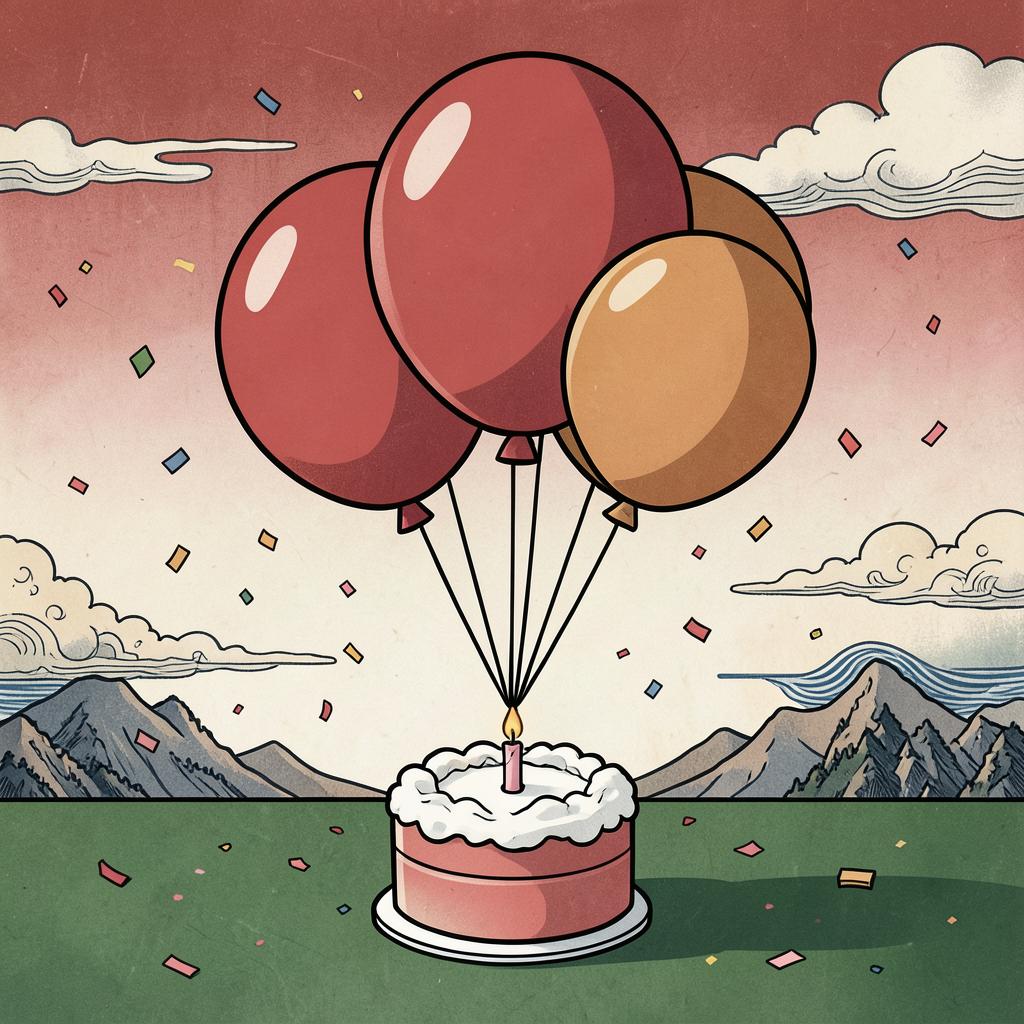 Hoje tem festa! É o seu aniver