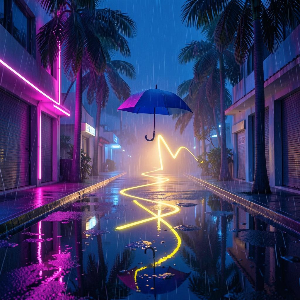 A chuva tá caindo