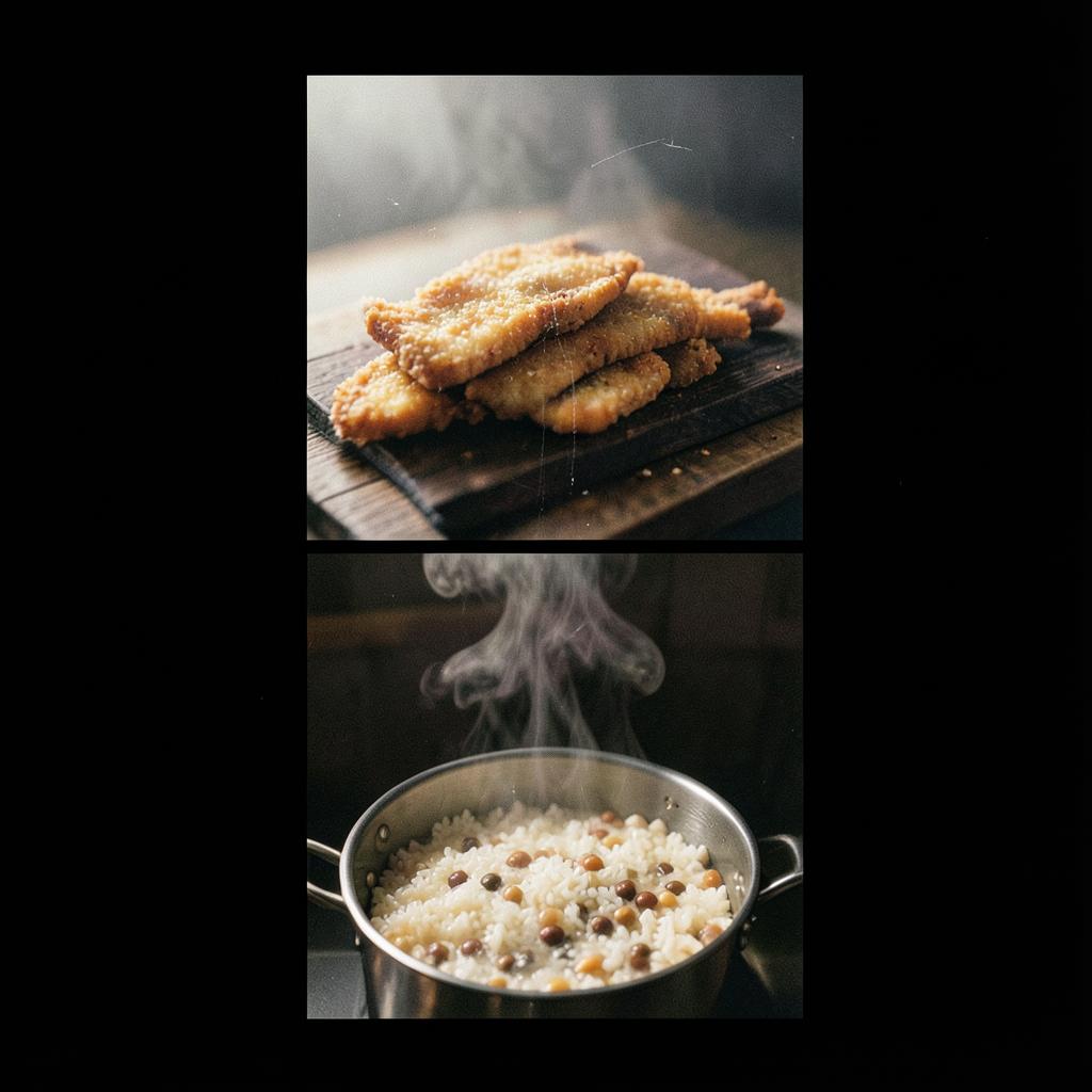 Peixinho Fritinho com Baião