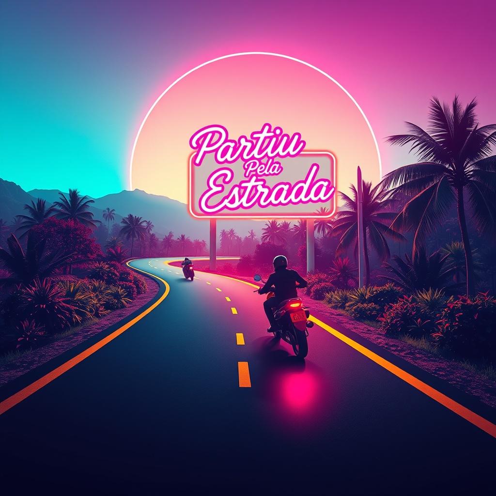 Canal partiu pela estrada 