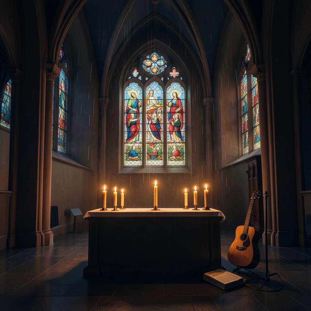 lágrimas  no altar
