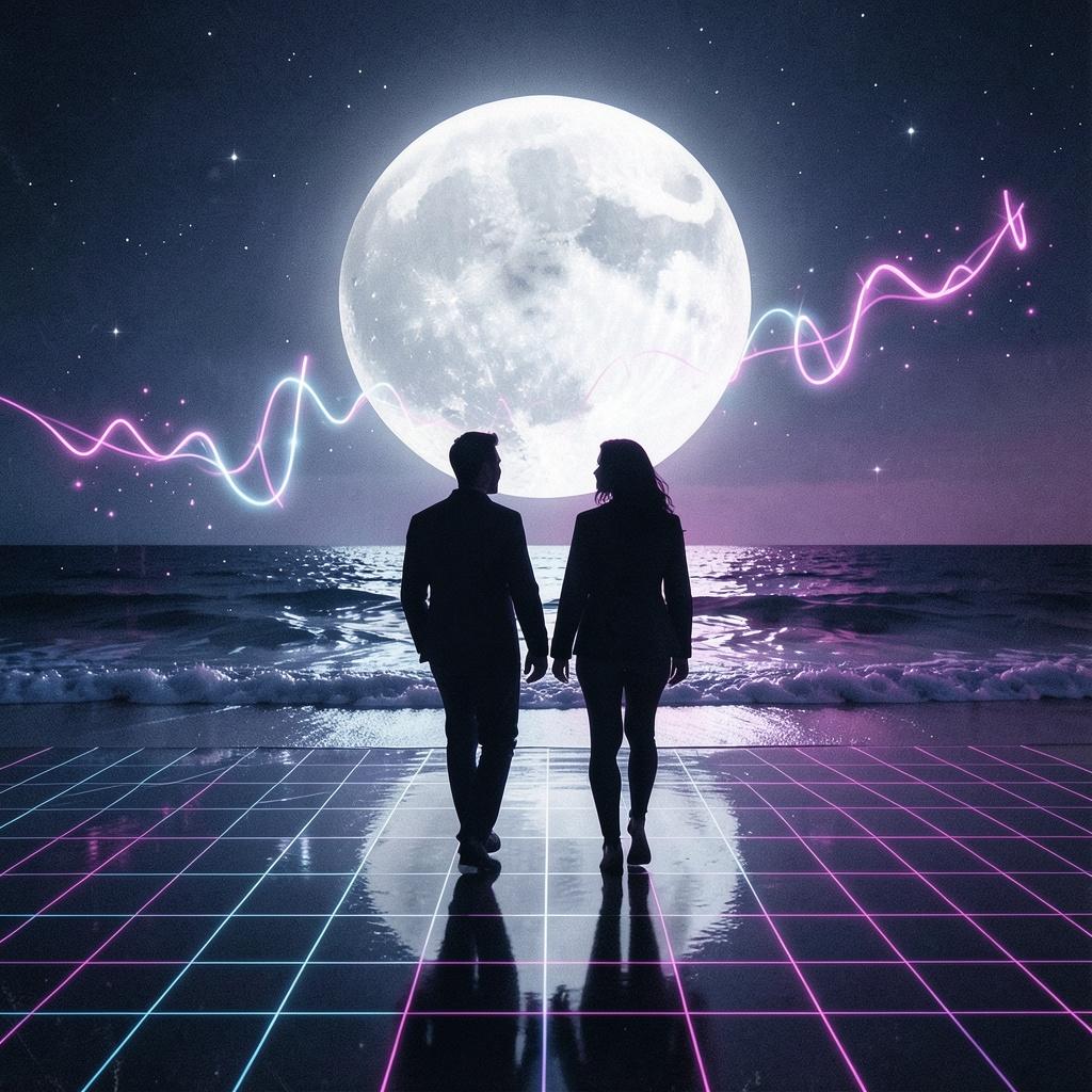 Sob a luz da Lua prateada