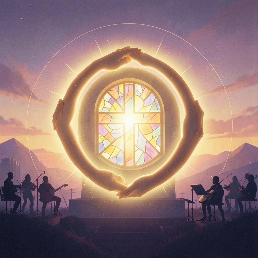 Círculo de oración y fe