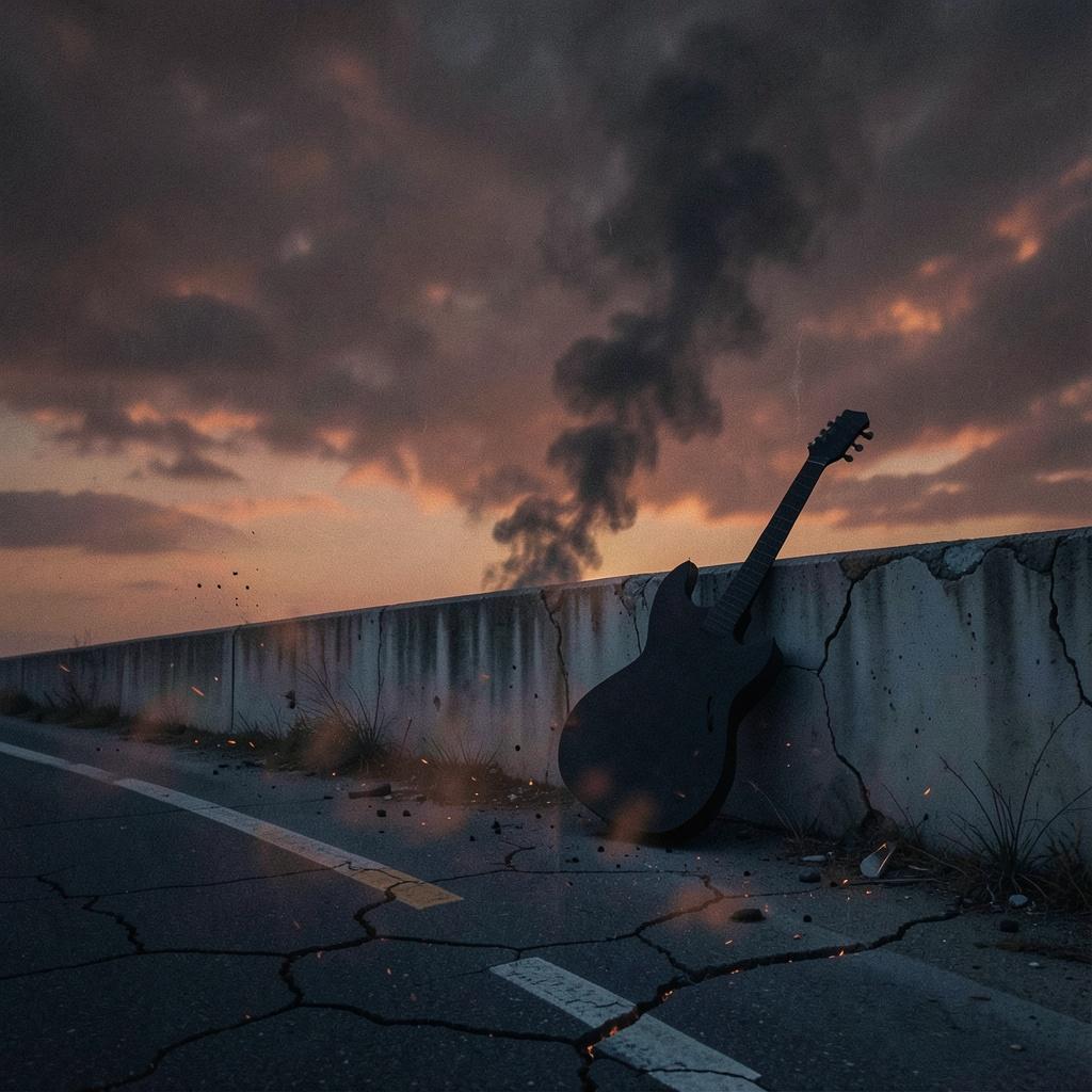 Ashes on the road